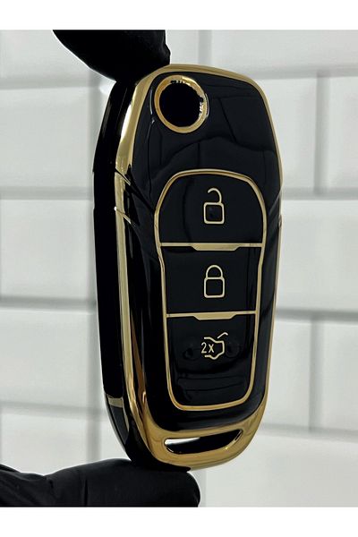 BARKAS ELEKTRONİK Ford Focus Mondeo Fiesta Ranger Raptor Switchblade Nano Key Case Black