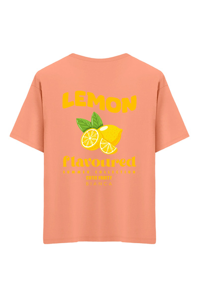 Mounte Bianca Unisex limun - Oversize kroj T-shirt