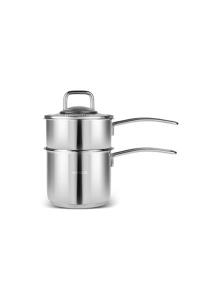 Karaca Set Fondue Inductie Baza Oala din Otel 14 Cm
