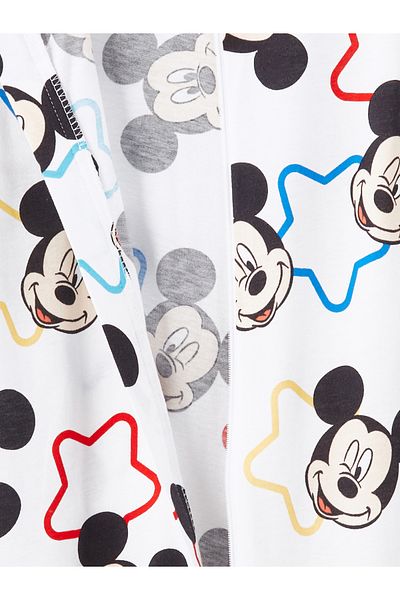 LC Waikiki Chlapecký overal s potiskem Mickey Mouse - s výstřihem
