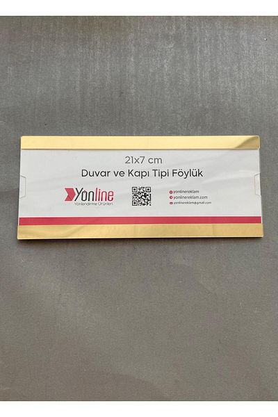Yönline A4 1/3 Foyluk White Base - Easy to Change Door and Wall