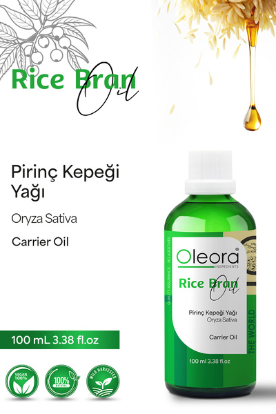 Oleora Pirinç Kepeği Yağı, Saf Sabit Yağ, (RİCE BRAN OİL) Carrier Oil, Pure 1...