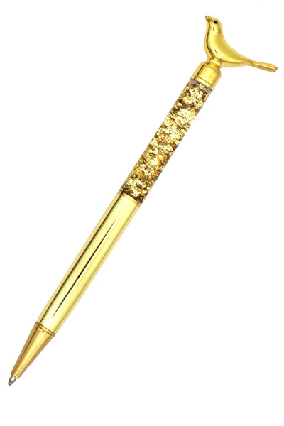 tusah Simli Tükenmez Kalem Kuş Başlıklı Kutusuz