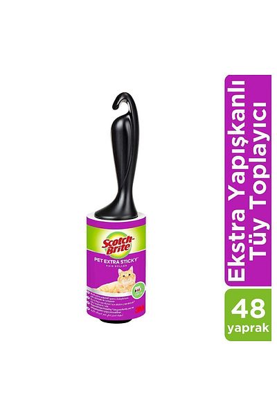 Scotch Brite Scotch-brite Extra Adhesive Lint Collector Roll - 48 Sheets
