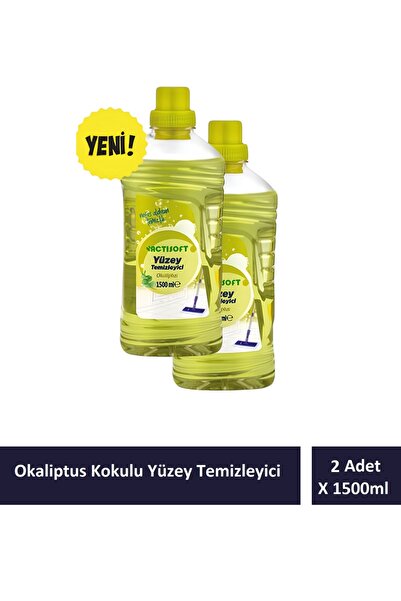 actisoft Okaliptus Kokulu Yüzey Temizleyici 2 Adet X 1500 Ml