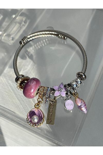 Nyx jewelry Purple Oyster Bracelet