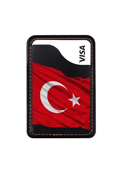 General Mobile حافظة بطاقات جلدية Gm 20 21 22 22s 23 24 Plus Era 30 50 Pro Go Se Al Flag