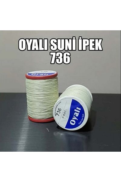 OYALI ΤΕΧΝΗΤΟ ΜΕΤΑΞΩΤΟ ΑΡΙΘ.: 736 - Κλωστή κεντήματος με κέντημα 4 στρώσεων