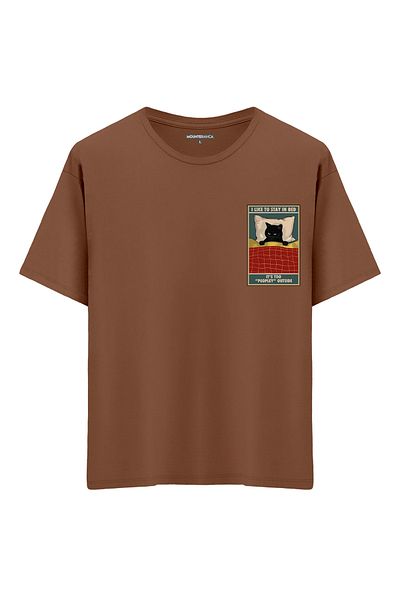 Mounte Bianca Унисекс тениска Peopley - Oversize
