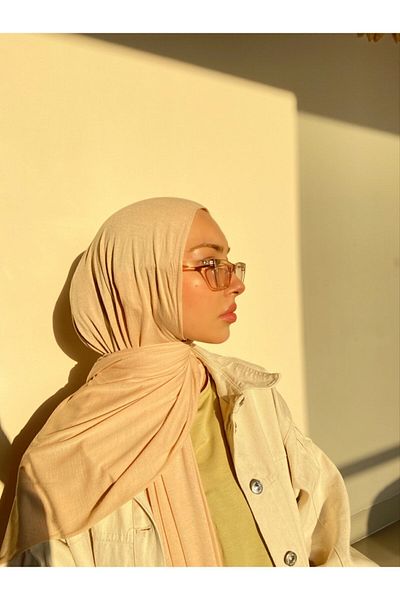 Hürremist Viscose Combed Shawl Light Camel