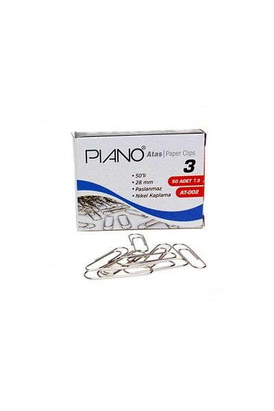 blackleg Stainless Steel Nickel Plated - Piano Paper Clip 50 Pieces 1 Pack