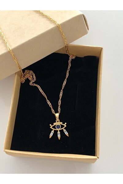 tones official Yüksek Kalite Minimal Baget Göz Model Kolye