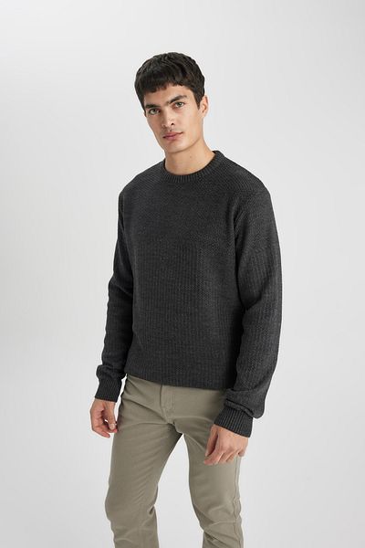 DeFacto Standard Fit Sweater - Relaxed Fit