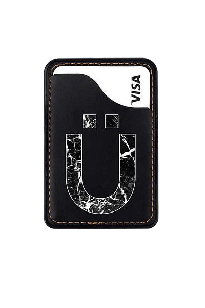 omix X300 X400 X500 X600 X700 X5 X6 X7 X3 X6 X7 Leather Card Holder Case Letter U Marble