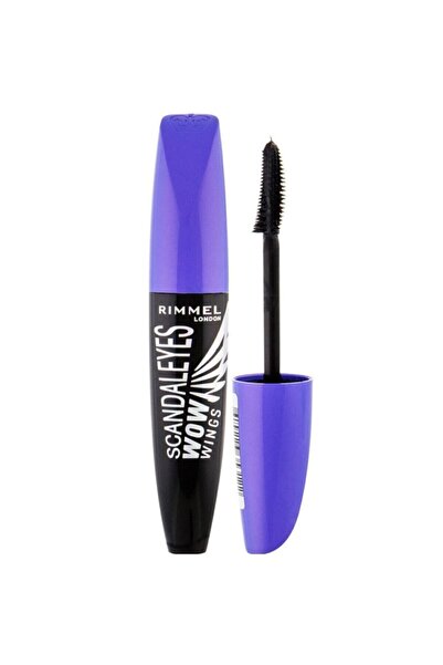 RIMMEL LONDON Siyah Maskara - Scandaleyes Wow Wings Mascara 003 Extreme Black 3614226353122