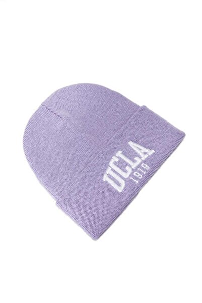 UCLA LANITA Унісекс Ліловий берет з вишивкою