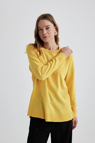 DeFacto Bequem geschnittener Strickpullover