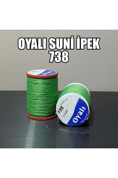 OYALI Mătase artificială NR: 738 - Ață de broderie cu 4 straturi