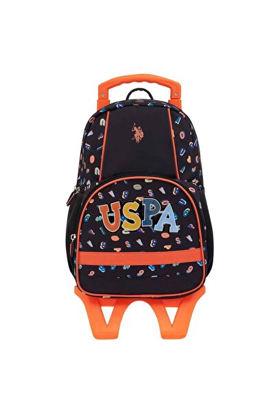 U.S. Polo Assn. U.S. Polo Schulranzen mit Zahlenmuster und Klettverschluss PL...