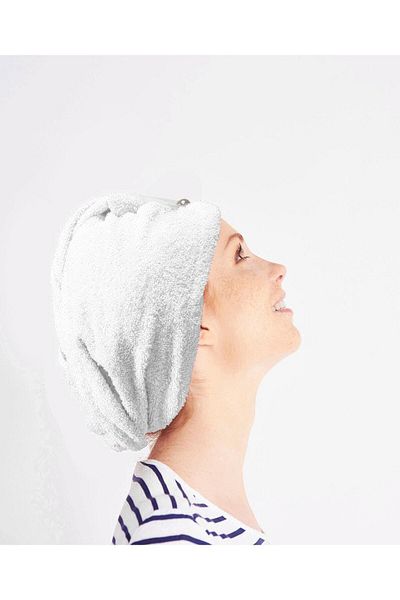 PIRILTI COLLECTION Head Embroidered Bonnet Towel