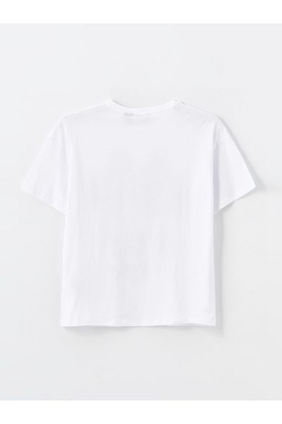 LC Waikiki Mickey Mouse Printed Women's T-Shirt - Crew Neck