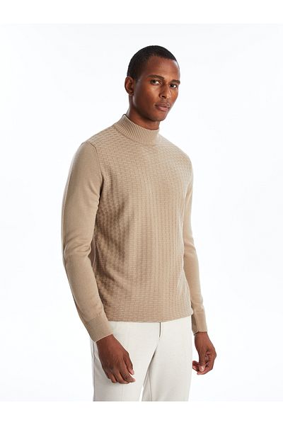 LC Waikiki Turtleneck Long Sleeve Men's Sweater - W4Ac96Z8