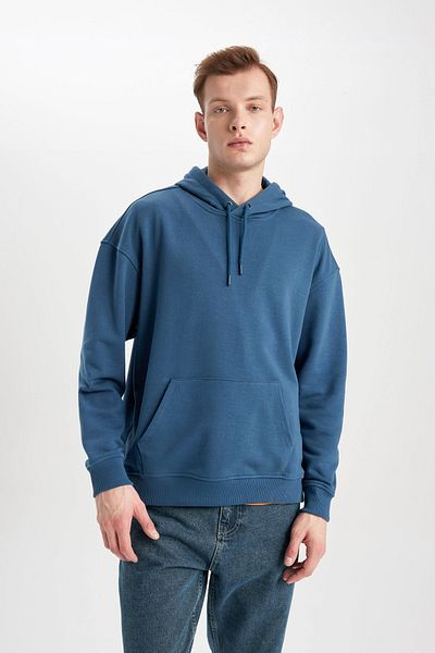 DeFacto Oversize Wide Fit kapucnis pulóver B7849axns