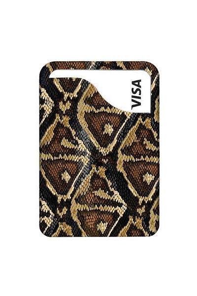 omix X300 X400 X500 X600 X700 X5 X6 X7 X3 X6 X7 Leather Card Holder Case Snake