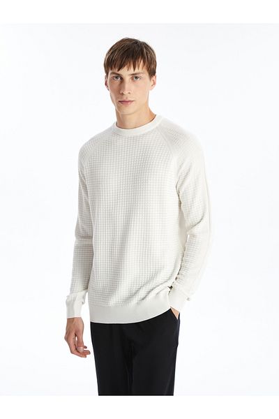 LC Waikiki Strickpullover für Herren – Langarm, Rundhalsausschnitt