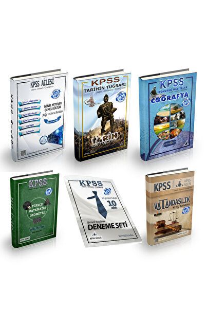 kpss ailesi | Genel Kültür & Genel Yetenek Set (6'lı )