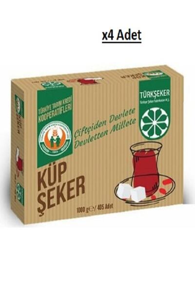 Tarım Kredi Kooperatif Küp Şeker 1 Kg X4 Adet