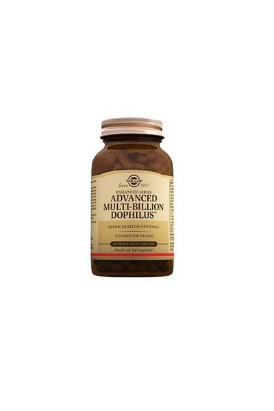 Solgar Dophilus 60 Capsules - Advanced Multi-billion Dollar Effect
