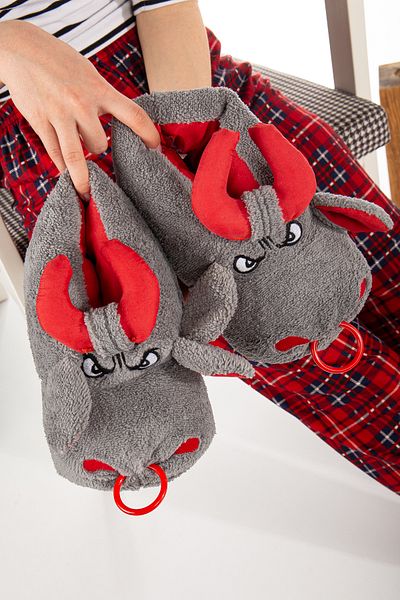 Slipcat Unisex pantofle Animal - domácí obuv s bezhlučnou podrážkou