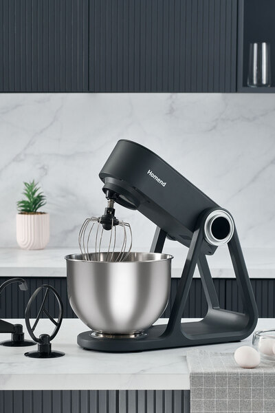 HOMEND Profashion 3023H Digital Ekran 5 Lt Döküm Stand Mikser Antrasit 1500W