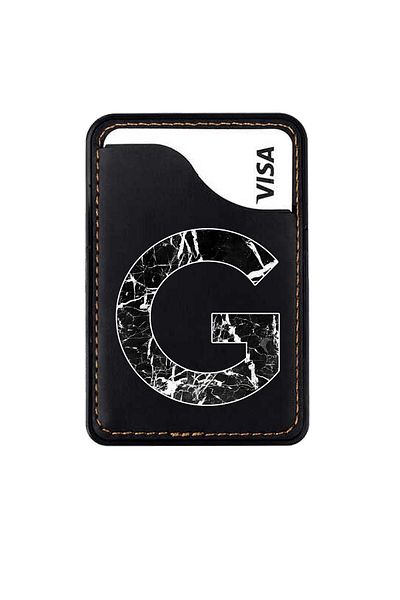 omix X300 X400 X500 X600 X700 X5 X6 X7 X3 X6 X7 Leather Card Holder Case Letter g Marble