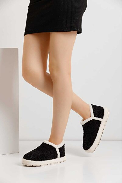 Slipcat Kadın Hafif Pofuduk Panduf Ses Yapmaz Kalın Taban Ev Ayakkabısı