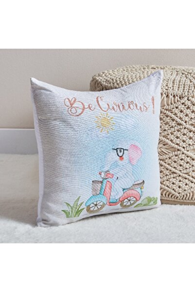 Home Box Ron Play Date Cotton Duck Filled Cushion - 40x40 cm