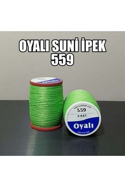 OYALI ΤΕΧΝΗΤΟ ΜΕΤΑΞΩΤΟ ΑΡΙΘ.: 559 - Κλωστή κεντήματος με κέντημα 4 στρώσεων