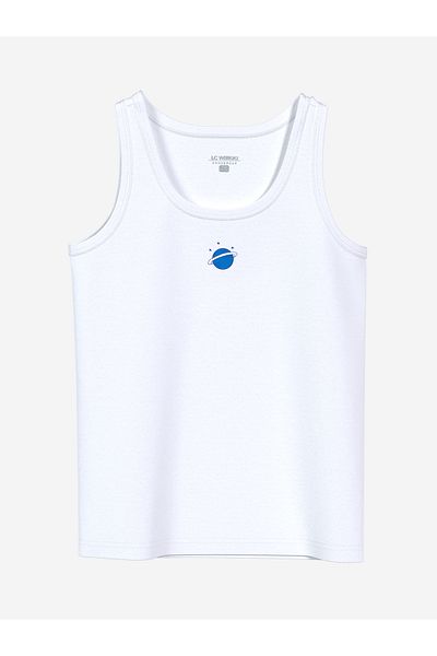 LC Waikiki Boy's Crew Neck Printed Tank Top - Pack of 2