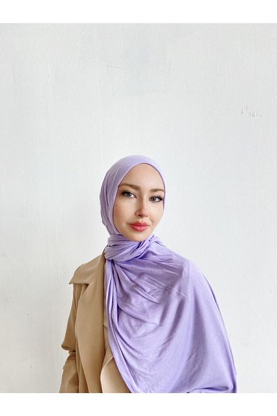 Hürremist Viscose Combed Shawl Lilac - Sheer-proof, Anti-sweat, Easy to Use, Ultra Comfortable