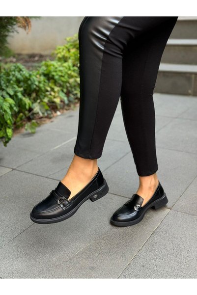 DİVA Pantofi de zi cu cataramă pentru femei Diva Black