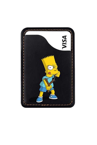 TECNO Spark Pova 2 3 4 5 7 7t 8 8c 9 9t 10 20 Neo Pro حافظة بطاقات جلدية Simpsons