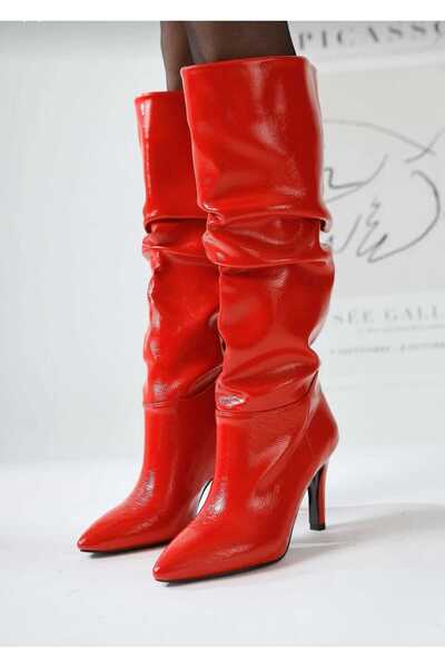 yıldız park YLDZ 6789 SARA BÜZGÜLÜ UZUN TOPUKLU ÇİZME