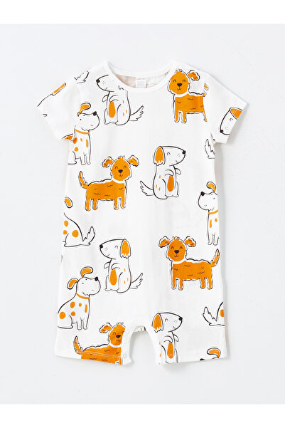 LC Waikiki Sada 2 tištěných kombinéz s výstřihem pro chlapečka