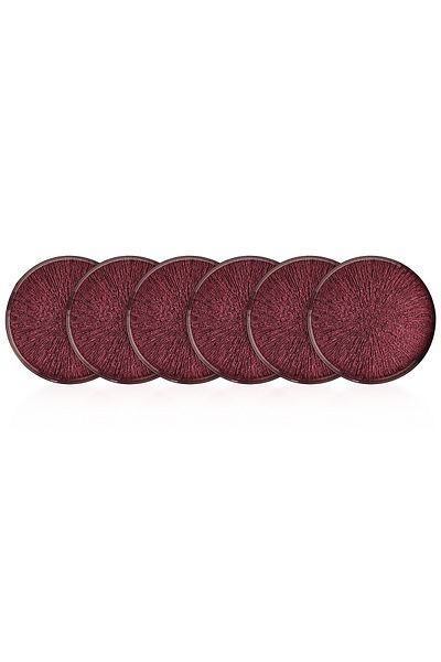 Fecra Set Farfurie Tort Rita 6 Piese Ruby 21 Cm