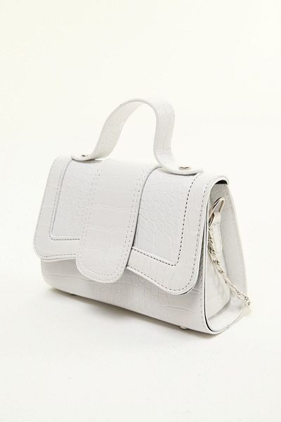 ALTUDA Geantă Crossbody Mini City Cover de damă, albă