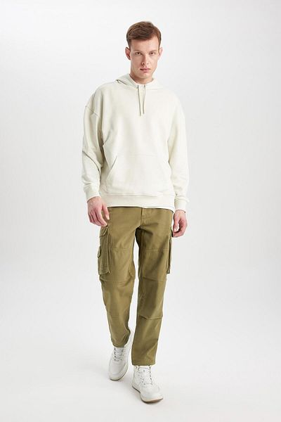 DeFacto Φούτερ Oversize με κουκούλα