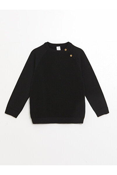 LC Waikiki Crew Neck Long Sleeve Knitwear Sweater for Baby Boy