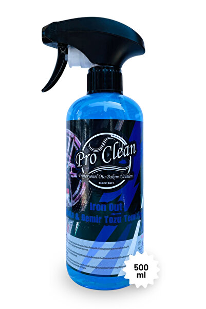 ProClean Demir Tozu Temizleyici 500ml Premium Kalite Jant Ve Kaporta Temizleyici