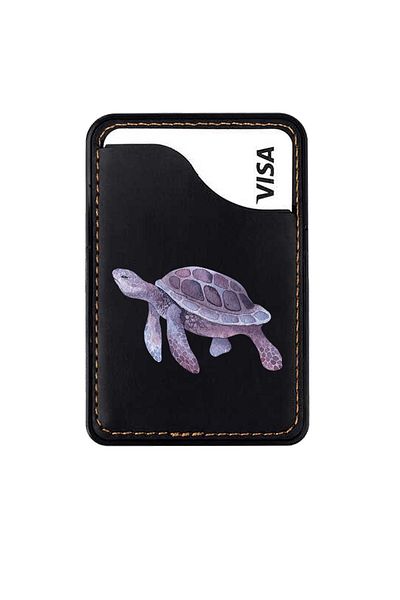 omix X300 X400 X500 X600 X700 X5 X6 X7 X3 X6 X7 Leather Card Holder Case Turtle